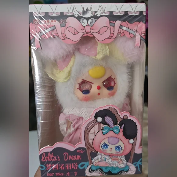 Baby Three Lolita's Dream Mini Plush - Special Liquid/ Glitter/ Crying Eyes - Picture 1 of 12